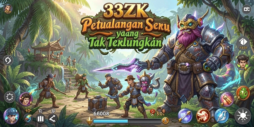 Screenshot dari gameplay 33ZK yang menunjukkan petualangan mendebarkan.