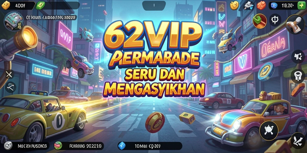Tampilan gameplay seru di 62VIP dengan tantangan menarik.