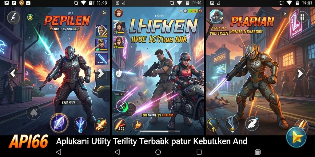 Tampilan utama API66 yang menampilkan berbagai fitur Utility.