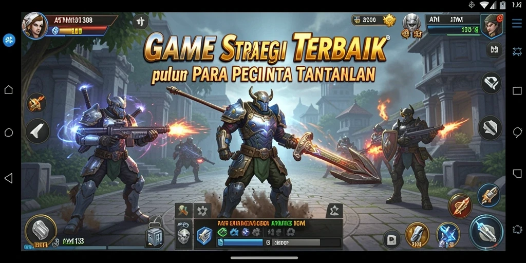 Tampilan gameplay ATM138 yang menantang dan strategis.