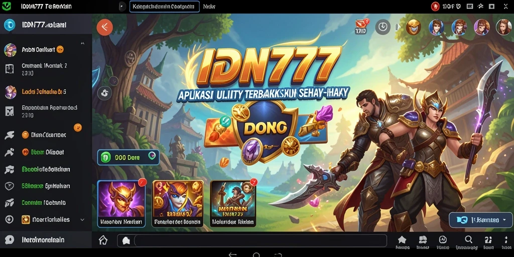 Tampilan menarik IDN777 dengan fitur-fitur utilitas terbaik.