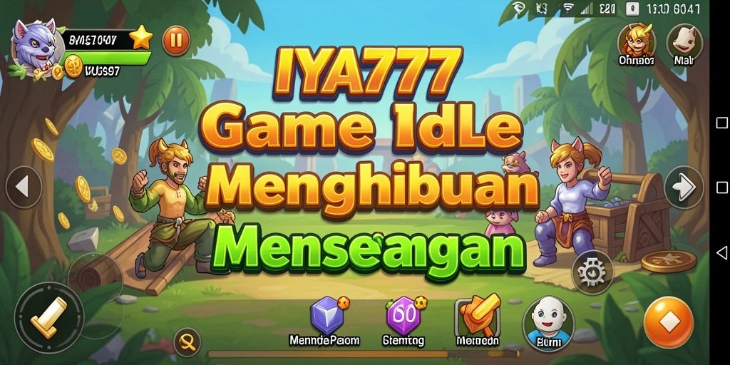 Screenshot utama IYA777 menampilkan gameplay santai yang mendebarkan.