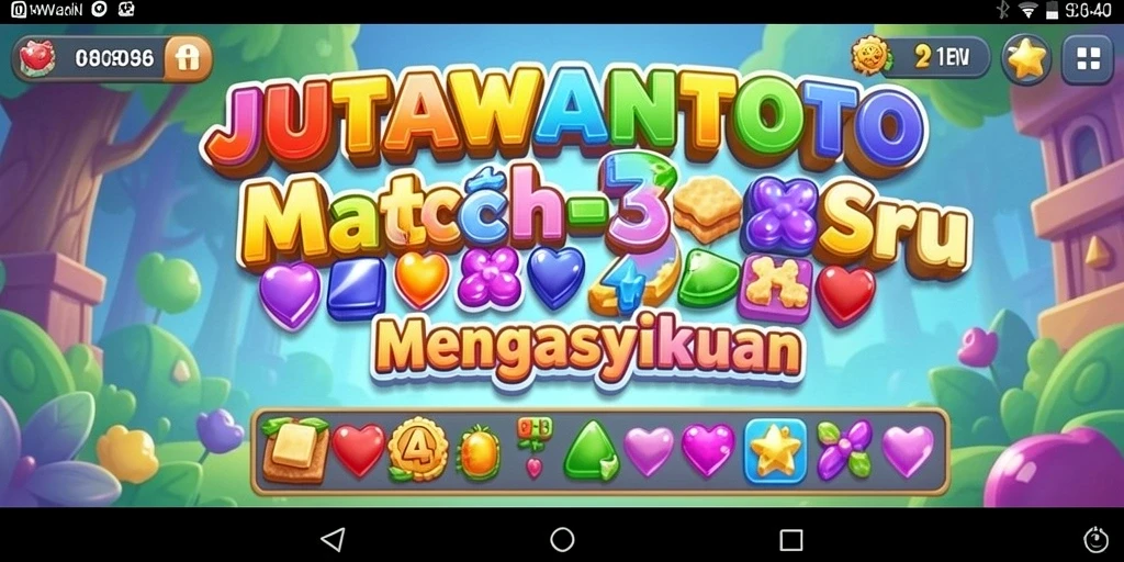 Tampilan menarik dari gameplay JUTAWANTOTO yang penuh warna.