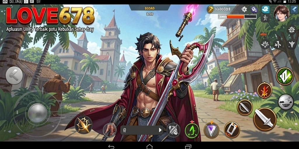 Screenshot dari LOVE678 menunjukkan antarmuka yang ramah pengguna dan fitur akses cepat.