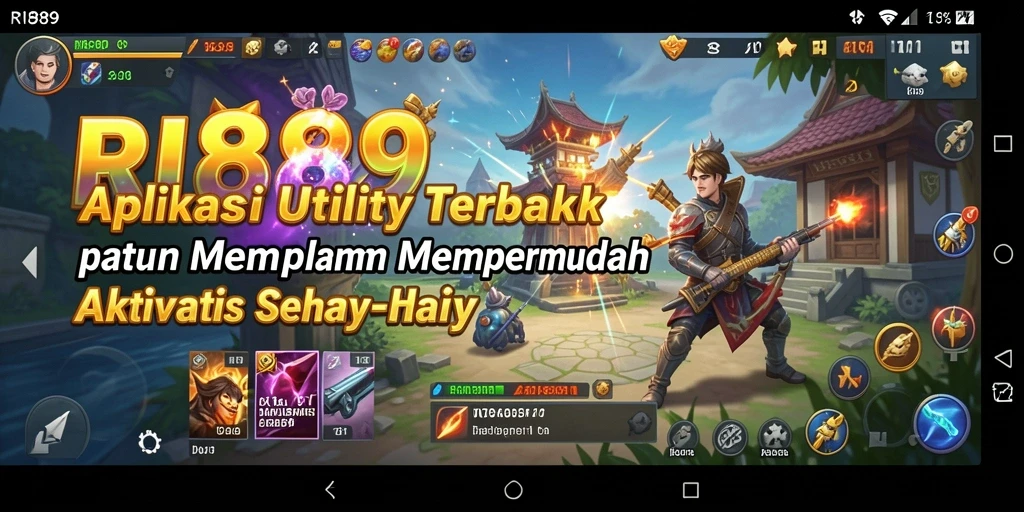 Tampilan antarmuka RI889 yang modern dan intuitif.