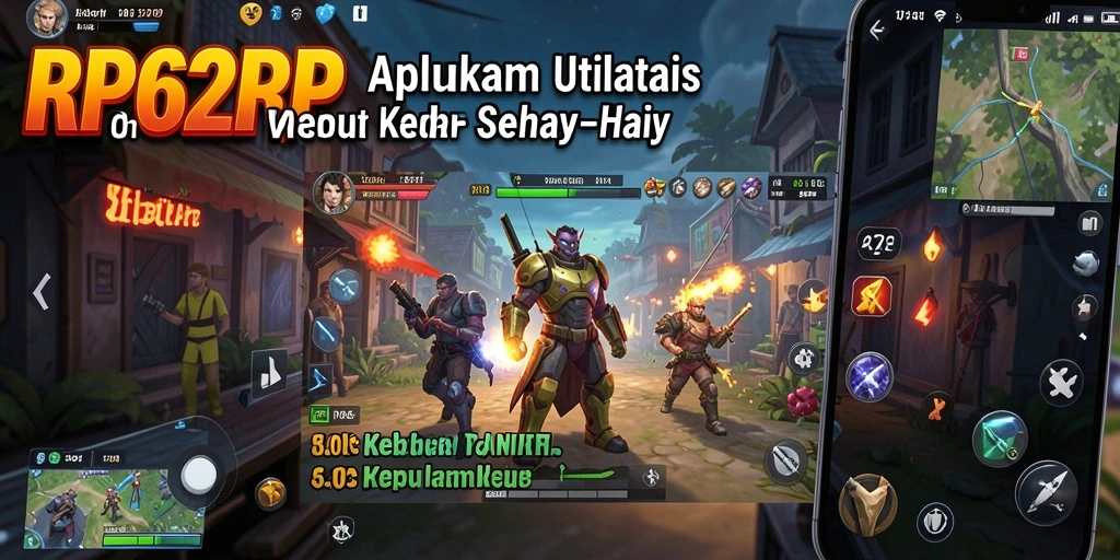 Tampilan antarmuka aplikasi utilitas RP62RP yang intuitif.