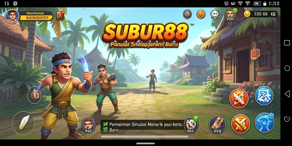 Tampilan gameplay SUBUR88 dengan elemen simulasi yang detail dan menarik.