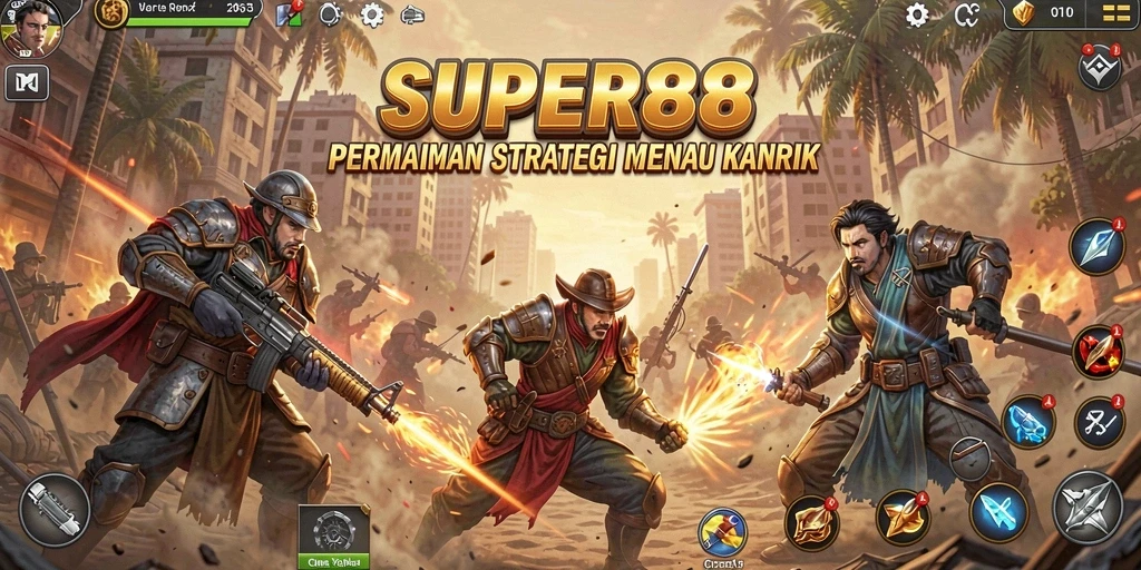 Tampilan gameplay menarik dari SUPER88 yang penuh strategi.