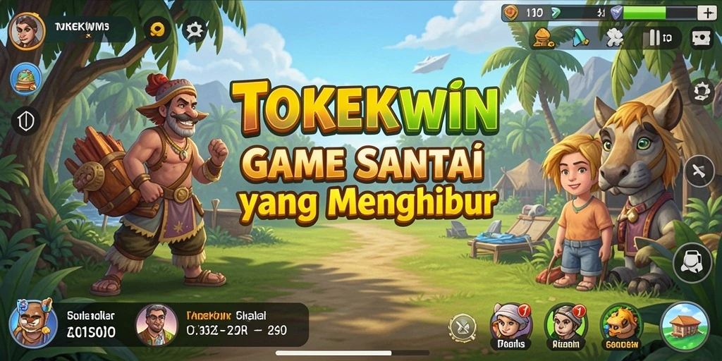 Gameplay <strong>TOKEKWIN</strong> yang menyenangkan dan berwarna.